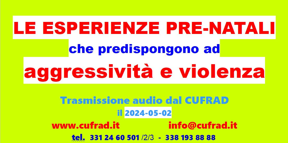 Le esperienze prenatali che predispongono ad aggressività e violenza